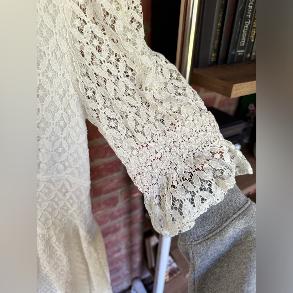 VICI Collection Lace Puff Sleeve Long Dress - Picture 10 of 10